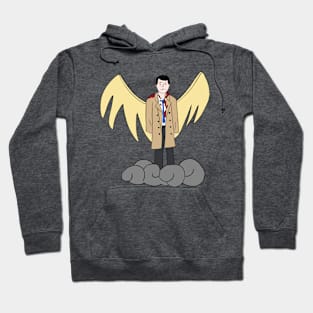 Supernatural Cartoon Angel Castiel TV Hoodie